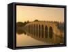 Seventeen Arch Bridge on Kunming Lake in Beijing-Xiaoyang Liu-Framed Stretched Canvas