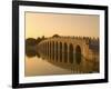 Seventeen Arch Bridge on Kunming Lake in Beijing-Xiaoyang Liu-Framed Photographic Print