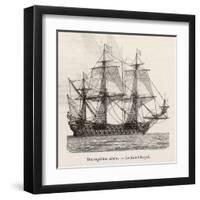 Seventeenth Century French Warship-Morel-fatio-Framed Art Print