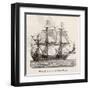 Seventeenth Century French Warship-Morel-fatio-Framed Art Print