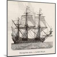 Seventeenth Century French Warship-Morel-fatio-Mounted Art Print