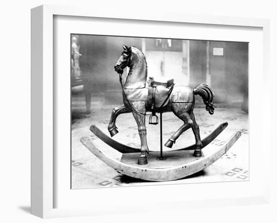 Seventeenth-Century Rocking Horse, 1930-null-Framed Photographic Print