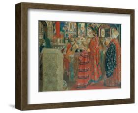 Seventeenth Century Russian Women at Church, 1899-Andrei Petrovich Ryabushkin-Framed Giclee Print