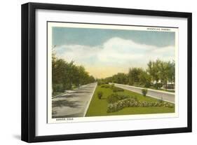 Seventh Avenue Parkway, Denver, Colorado-null-Framed Art Print
