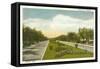 Seventh Avenue Parkway, Denver, Colorado-null-Framed Stretched Canvas