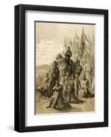 Seventh Crusade (1248-1254). Conquest of Damietta (June 7, 1249) by Saint Louis (1214-1270)-null-Framed Giclee Print