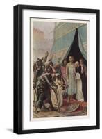 Seventh Crusade Louis Ix King of France Invades the Holy Land But is Taken Prisoner at Mansourah-Alexandre Cabanel-Framed Art Print