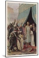 Seventh Crusade Louis Ix King of France Invades the Holy Land But is Taken Prisoner at Mansourah-Alexandre Cabanel-Mounted Art Print