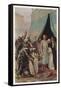 Seventh Crusade Louis Ix King of France Invades the Holy Land But is Taken Prisoner at Mansourah-Alexandre Cabanel-Framed Stretched Canvas