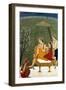 Seventh Incarnation of Vishnu as Rama-Chandra: Rama and Sita Reunited-null-Framed Giclee Print