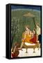 Seventh Incarnation of Vishnu as Rama-Chandra: Rama and Sita Reunited-null-Framed Stretched Canvas