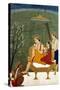 Seventh Incarnation of Vishnu as Rama-Chandra: Rama and Sita Reunited-null-Stretched Canvas