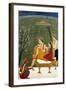 Seventh Incarnation of Vishnu as Rama-Chandra: Rama and Sita Reunited-null-Framed Giclee Print