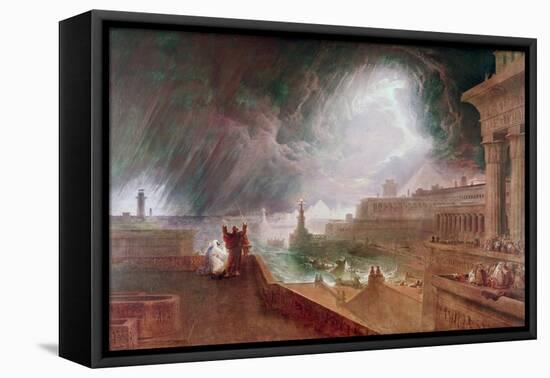 Seventh Plague of Egypt-John Martin-Framed Stretched Canvas