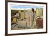 Seventh Street, Fort Worth, Texas-null-Framed Premium Giclee Print