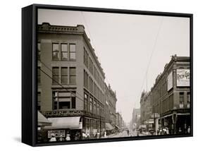 Seventh Street, St. Paul, Minn.-null-Framed Stretched Canvas