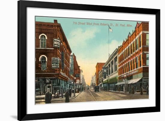 Seventh Street, St. Paul, Minnesota-null-Framed Premium Giclee Print