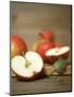 Several Apples, One Halved-Uwe Bender-Mounted Photographic Print