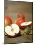 Several Apples, One Halved-Uwe Bender-Mounted Photographic Print