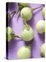 Several Green Mini-Aubergines-null-Stretched Canvas