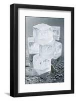 Several Ice Cubes-Kröger and Gross-Framed Photographic Print