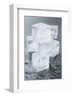 Several Ice Cubes-Kröger and Gross-Framed Photographic Print