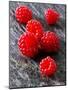 Several Japanese Wineberries on a Stone Board-Paul Williams-Mounted Photographic Print