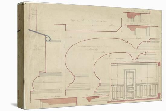 Several Profiles of Moldings and Details of Dining-Antoine Zoegger-Stretched Canvas