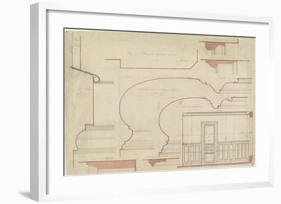 Several Profiles of Moldings and Details of Dining-Antoine Zoegger-Framed Giclee Print