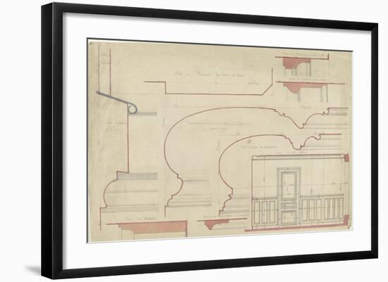 Several Profiles of Moldings and Details of Dining-Antoine Zoegger-Framed Giclee Print