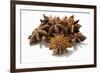 Several Star Anise on White Background-Kröger and Gross-Framed Photographic Print