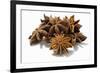 Several Star Anise on White Background-Kröger and Gross-Framed Photographic Print