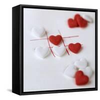 Several White and Red Grape Sugar Hearts-Anita Brantley-Framed Stretched Canvas