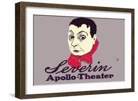 Severin at the Apollo-Theater-Paul Leni-Framed Art Print