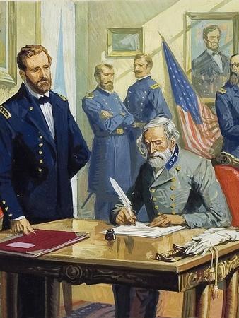 General Ulysses Grant Accepting the Surrender of General Lee at Appomattox