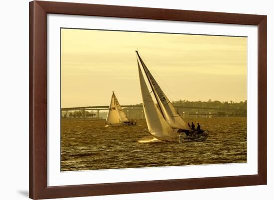 Severn River Sailing II-Alan Hausenflock-Framed Photographic Print