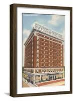 Severs Hotel, Muskogee-null-Framed Art Print