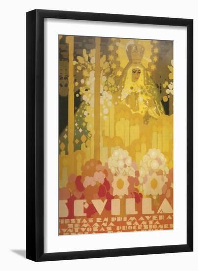 Sevilla Amarillo-null-Framed Giclee Print