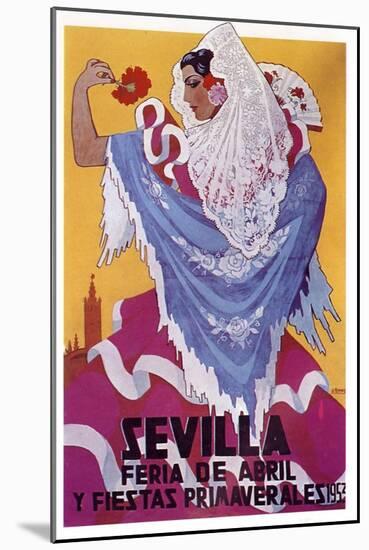 Sevilla April-null-Mounted Giclee Print