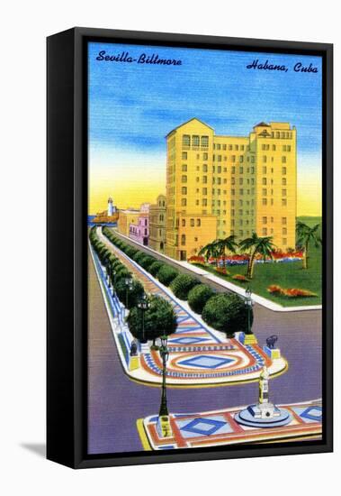 Sevilla-Biltmore-Curt Teich & Company-Framed Stretched Canvas