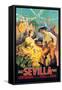 Sevilla Centenario de la Feria de Abril-Newell Convers Wyeth-Framed Stretched Canvas