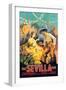 Sevilla Centenario de la Feria de Abril-Newell Convers Wyeth-Framed Art Print