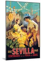 Sevilla Centenario de la Feria de Abril-Newell Convers Wyeth-Mounted Art Print