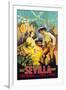 Sevilla Centenario de la Feria de Abril-Newell Convers Wyeth-Framed Art Print