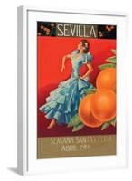 Sevilla - Fair Week-Sara Pierce-Framed Art Print