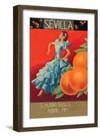 Sevilla - Fair Week-Sara Pierce-Framed Art Print