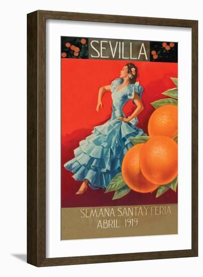 Sevilla - Fair Week-Sara Pierce-Framed Art Print