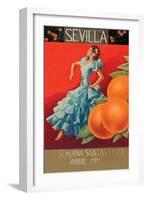 Sevilla - Fair Week-Sara Pierce-Framed Art Print