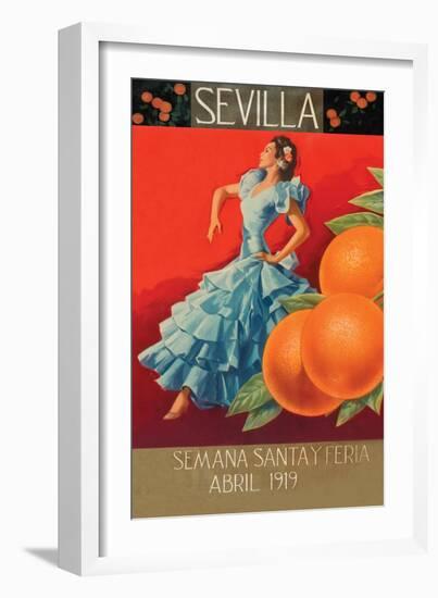 Sevilla - Fair Week-Sara Pierce-Framed Art Print