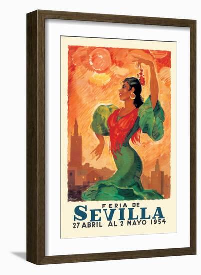 Sevilla Feria-null-Framed Art Print